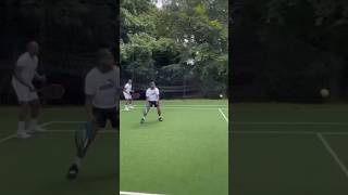 Davido & Pastor Tobi Playing Long Tennis as morning exercise #shorts #shortsfeed #shortsvideo