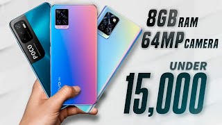 Top 5 smartphone under 15000 | Jun 2021 | 64MP camera | 8GB Ram