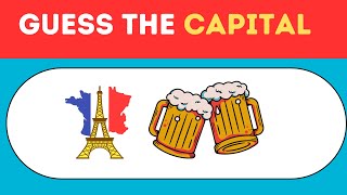 Guess the Capital City by Emoji Challenge! 🌍✨