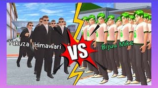 Bijuu Mike lwn Yakuza Himawarii  #sakurasachoolsimulator