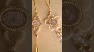 Handmade silver coin rakhi and lumba for bhai bhabhi | order yours soon !! Happy Raksha Bandhan 2023