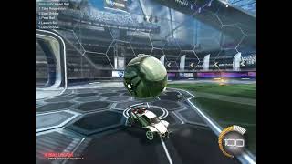 Rocket League But I Use My Back To Goal!