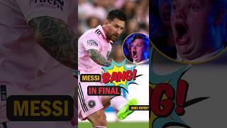 Messi Bang in Final League Cup❗️#miami #messi #final #leaguecup #shorts #youtubeshort #viral #fyp