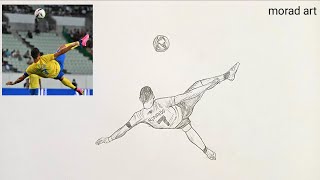 How to draw Cristiano Ronaldo in a very easy way