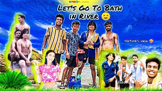 LET'S GO TO BATH IN RIVER 😀 | Nature view | Telengana Vlogs | Neel Akash Vlogs