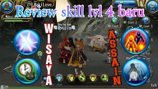 Review skil lvl4 assasin dan wisaya - ToramOnline