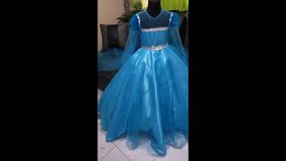 Elsa Gown Kids #kidsfashion #elsafrozen #frozen