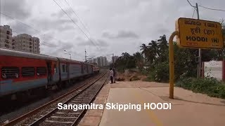 Speeding Sangamitra Express and HOT Buffet Car