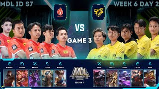 Aura Blaze vs Onic Prodigy GAME 3 | MDL ID S7 Week 6 Day 2 | Regular Season