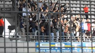 Les Ultras Parisiens au Stade Delaune 04/05/2014