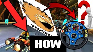 SPEEDRUNNER DOES BARLOW RACE IL ON A *REAL* STEERING WHEEL (EMOTIONAL DRIVER, NOSTALGIA GAME)