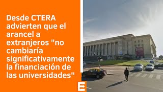 Marcelo Creta sobre las universidades y el arancel a extranjeros