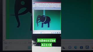 elephant 🐘 kaise banye ||#msword ##animals #elephant #shortvideo #computer #viralvideo #tech #csc