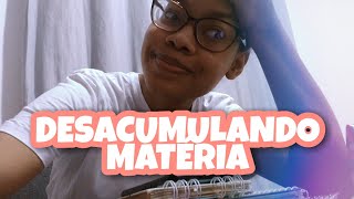 DESACUMULANDO MATÉRIA 📚 | Amanda Karolayne