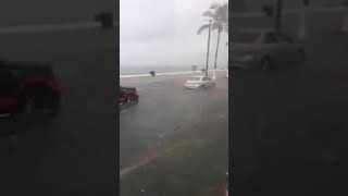 Inundación en el Boulevard Manuel avila Camacho de Veracruz veracruz 5 julio 2018