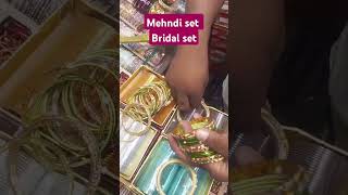 Mehndi set bridal set best quality #viralshorts #ytshorts #churi #wedding #chura #viralvideo