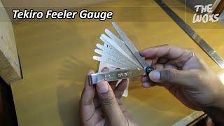 Alat Pengukur Celah Tekiro Feeler Gauge - Bahasa Indonesia