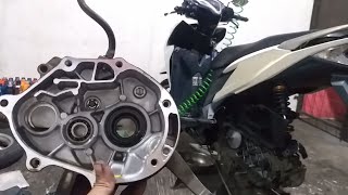 Suara kemprosok dari bearing transmisi || vario 125 old