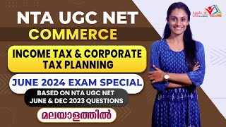 Income Tax | Exam Special | UGC NET Commerce Offline & Online Classes | Apple B Academy