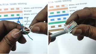 How to Wire Up Ethernet Plugs" easy way cat6 RJ45 " how to make ethernet cable' #networking #videos