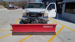 BOSS 8' plow   SN 9890