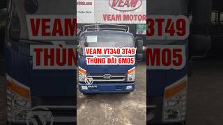 Veam VT340 Thùng Inox | Tải 3T49 thùng dài 6m05