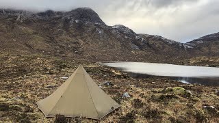 Coulin Forest - 2 nights spring backpacking with the V4a hexpeak