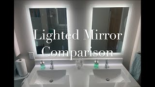 Häuschen vs Style Selection lighted mirror comparison