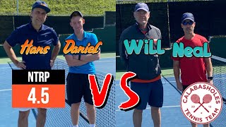 NTRP 4.5 Doubles Match Play - Neal & Will vs Daniel & Hans