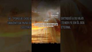 Dios nos ama..que dió asu hijo Jesús.. Amén