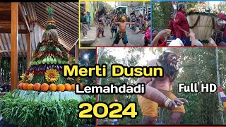 KIRAB BUDAYA MERTI DUSUN LEMAHDADI BANGUNJIWO 2024 || KIRAB GUNUNGAN