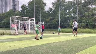 First time playing soccer