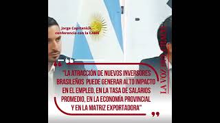 CONFERENCIA BALANCE DE MISIÓN COMERCIAL DE PYMES DE CHACO EN BRASIL EN EXPO FERIA