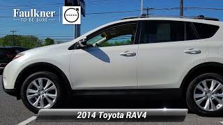 Used 2014 Toyota RAV4 Limited, East Petersburg, PA EW163270