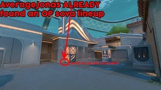 AverageJonas has already found insane SOVA lineups on NEW MAP Pearl!!! #valorant #shorts