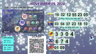 [LIVE] PCSO 9:00 PM DRAW - NOVEMBER 29, 2024 LOTTO RESULTS