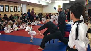 Little white belt kick