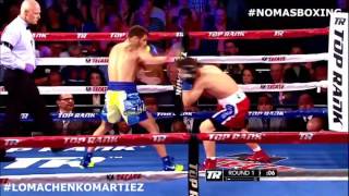 Lomachenko  KOs Roman Martinez in round 5 highlights