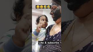 Where is my mom baby funny reaction to mother facemask😀🤣#funnyvideos #shortsfeed