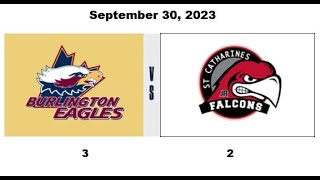 U10 A Burlington Eagles vs St. Catharines Falcons