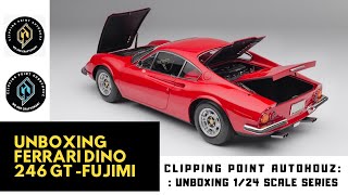 Unboxing Fujimi 1/24 Ferrari Dino 246GT