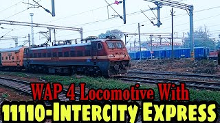 WAP 4 Locomotive With 11110-Jhansi Intercity Express | Jhansi Intercity Express | Indian Railways |