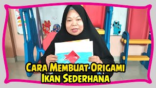 Cara Membuat Origami Ikan Sederhana | Melipat Bentuk Ikan