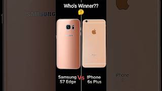 Samsung S7 Edge 💀 Vs IPhone 6s Plus😭 #shorts #samsung #apple #foryou #viral