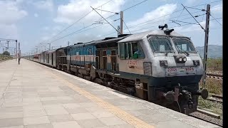 19667 : Udaipur - Mysuru Palace Queen Hamsafar Express Skipp KLV. #indianrailways #shorts #short