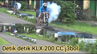 KlX 200 CC J3BOL WAKTU DI SETING DI SIRKUIT GDS KLATEN