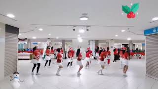 Christmas Baby Please Come Home Line Dance - Demo By D'Sisters & Friends LDG @dadanceacademy6139