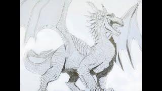 КАК НАРИСОВАТЬ ДРАКОНА - HOW TO DRAW A DRAGON