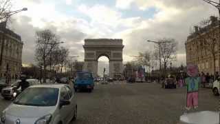 Flat Stanley stopped to see the Arc de Triomphe in Paris