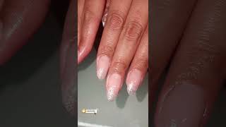 Gel X nail transformation • Simple cat eye ombre #nails #nailart  #nailtech